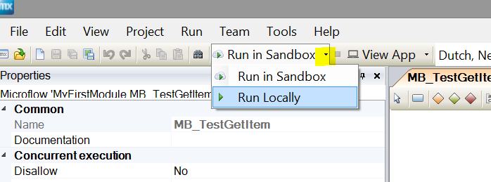 change deployment choice